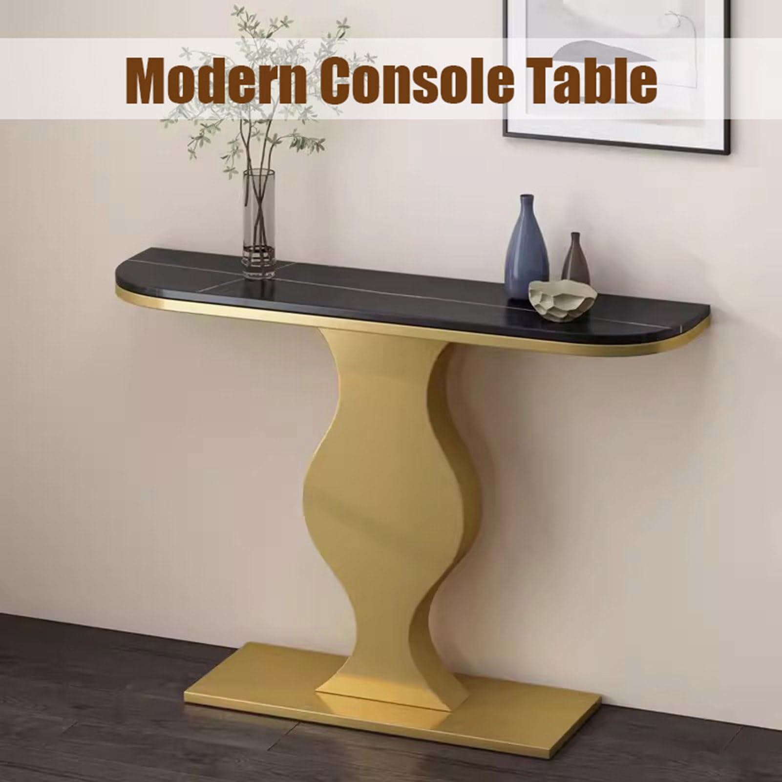 Amazon｜コンソールテーブル モダンな玄関コンソールテーブル、モダン